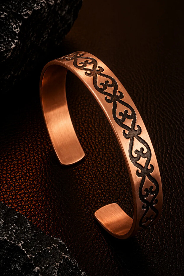 Women's Copper Bracelet Palace Ivy Model Handcrafted Adjustable Copper Bracelet