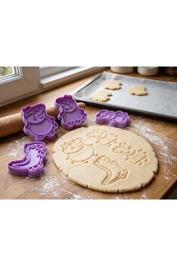 Special Design Cookie and Dough Mold with Peppa Pig Figure