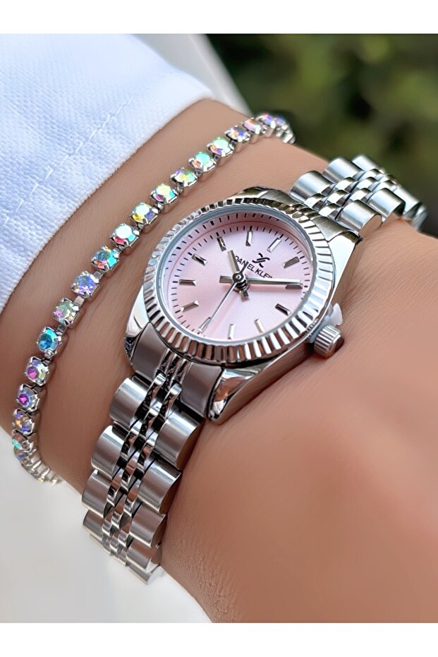 Original Minimal Pink Dial Women's Wristwatch – | Bracelet with Gift | 2 Years Warranty