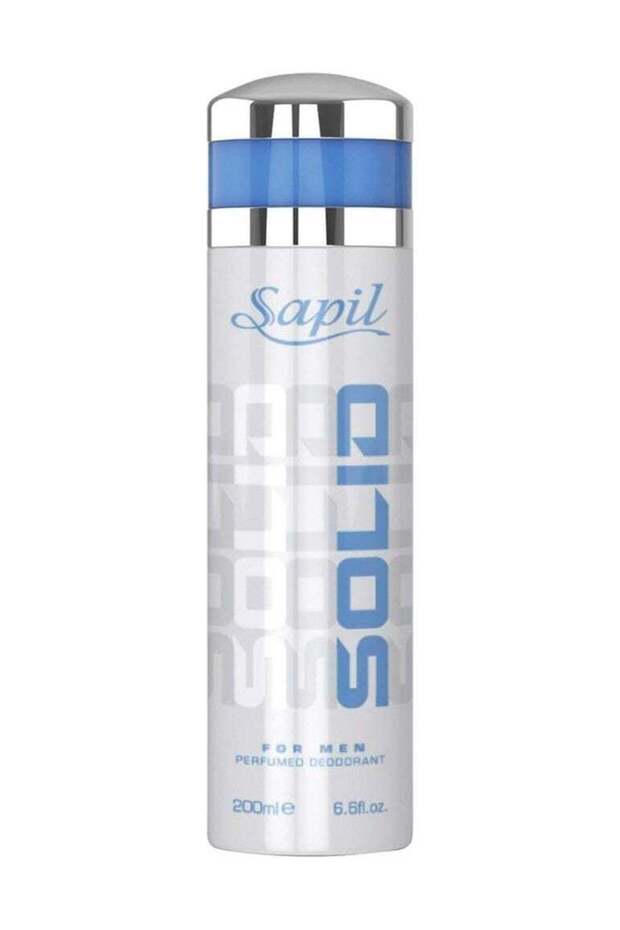 Solid Perfumed Deodorant Spray for Him - 200 ml (Solid Blue)