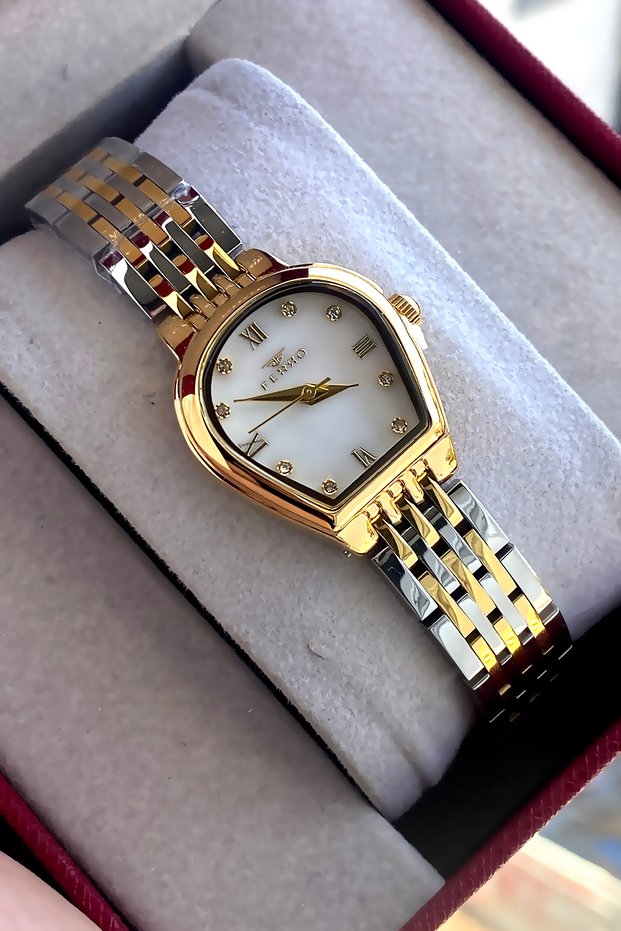 Women's Wristwatch Steel Strap Waterproof 2 Years Warranty with Box