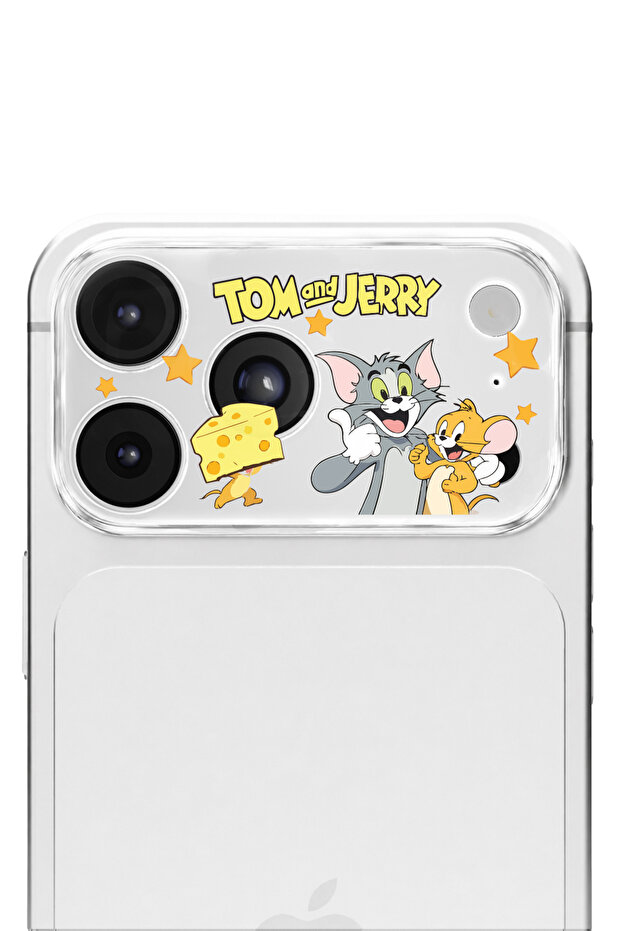 iPhone 17 Pro Compatible Full Coverage Transparent Glass Printed Camera Protection Lens Protector Tempered Glass