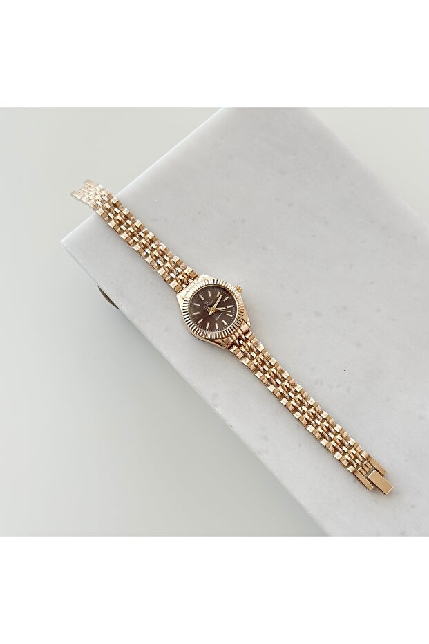Segeta Gold Saat Brown
