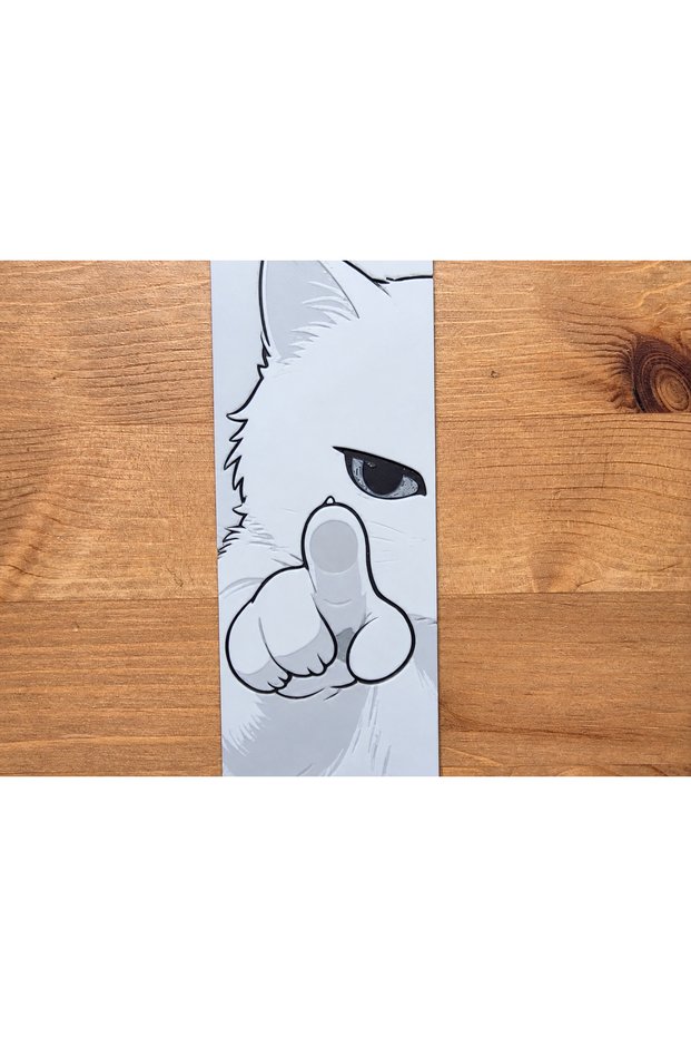 Muzip Cat Bookend – Fun Decorative Book Holder Accessory