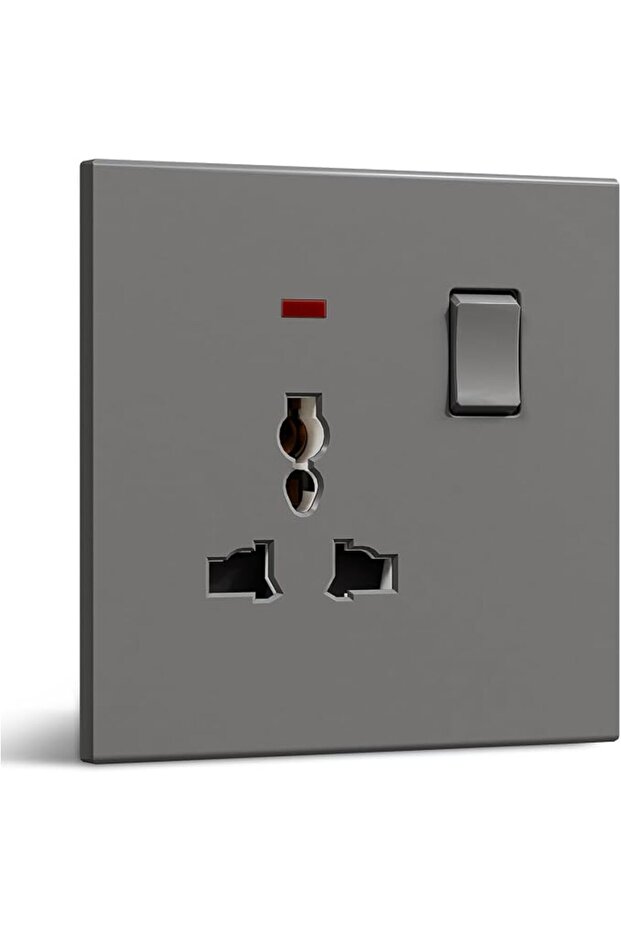 Universal Single Socket Electrical Switch Wall Switches with Led Indicator Bse Computer Wall Panel Outlet