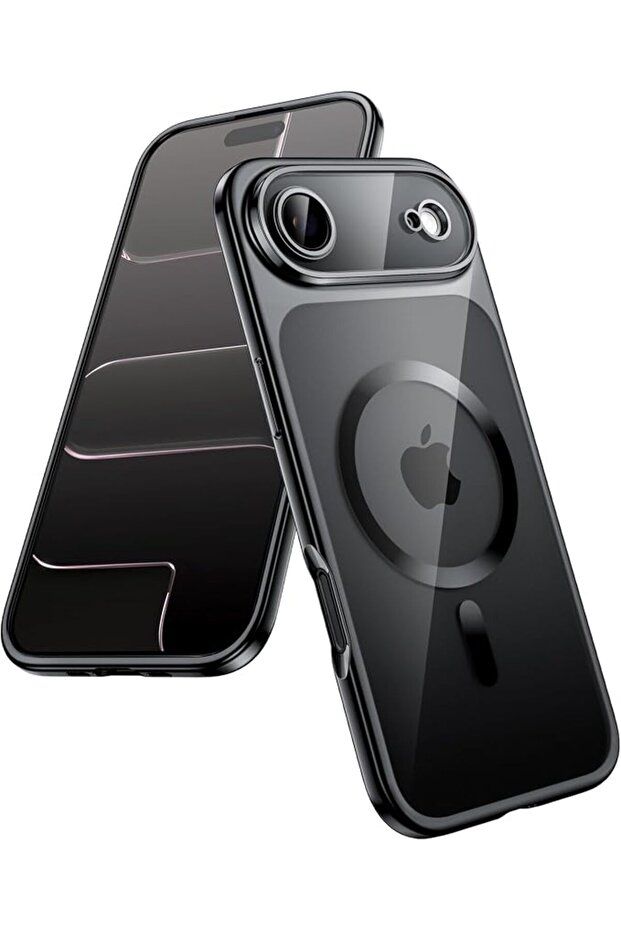 جيتك جراب مغناطيسي لموبايل ايفون اير، ذهبي | Compatible with MagSafe, Camera Lens Protection, Electr