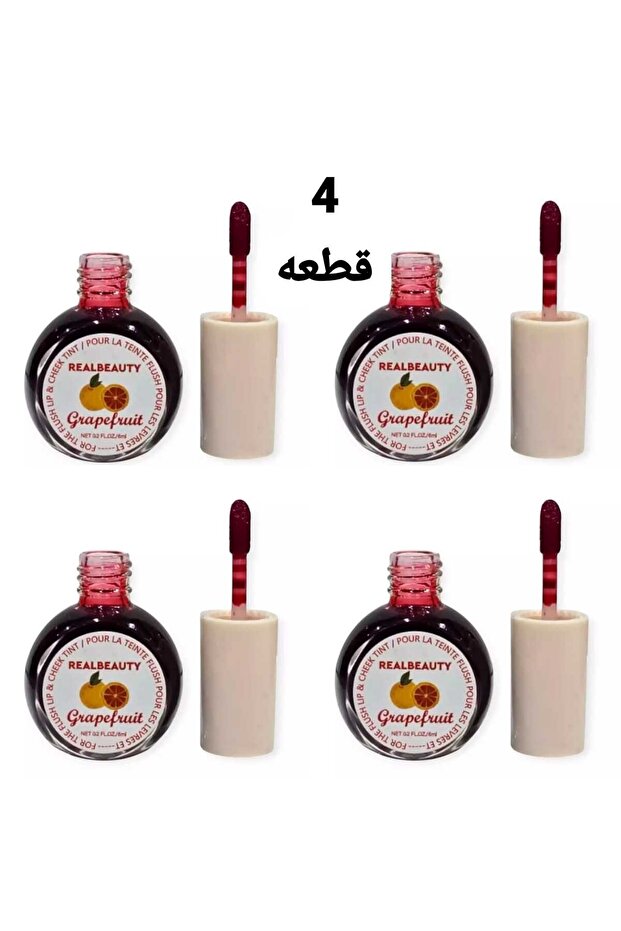مجموعة تنت مورد شفايف والخدود 4 قطعه