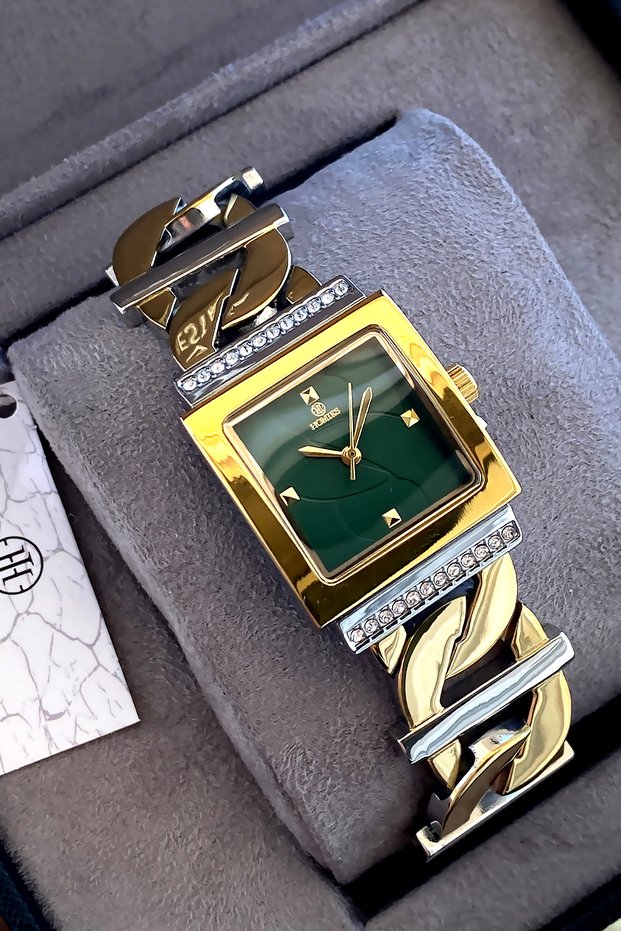 Women's wristwatch with 2 years guarantee steel cord boxed waterproof