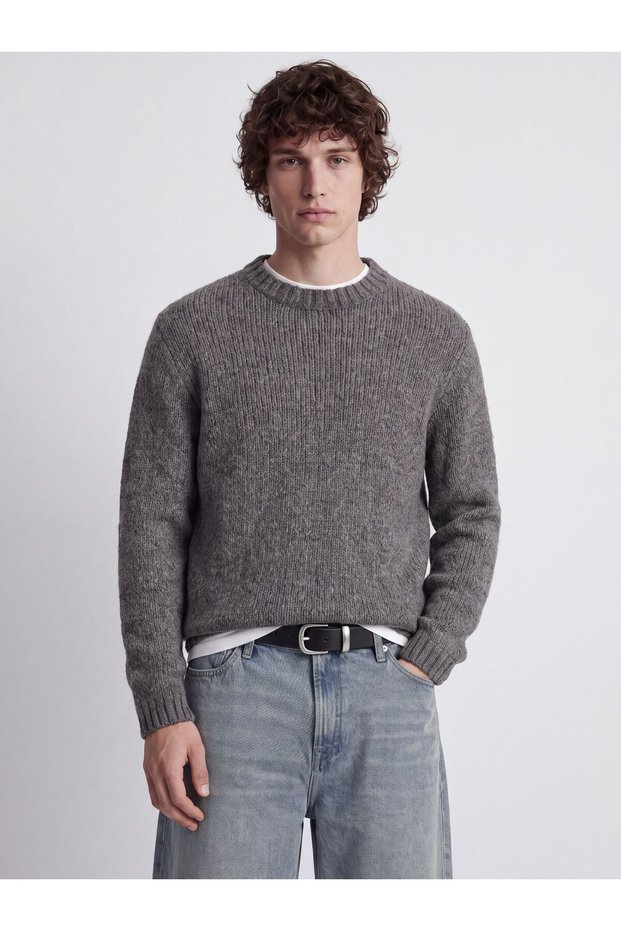 Strickpullover Einfarbig Strickpullover