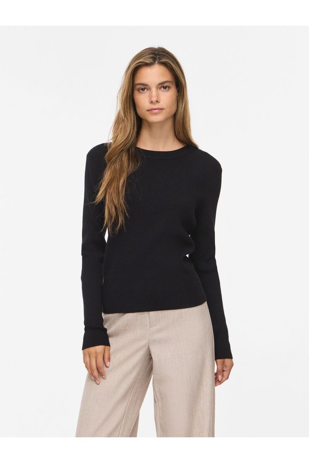 Strickpullover VICOMFY Rundhals