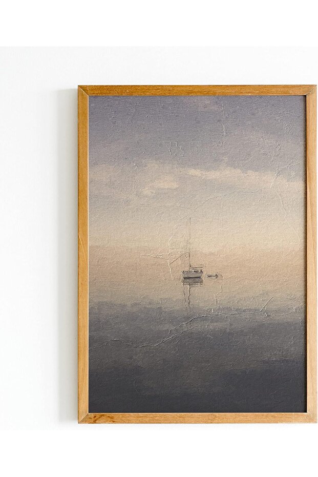 Signtouch Nautical Sailboat Canvas Wall Art Outer Frame 40x60 cm