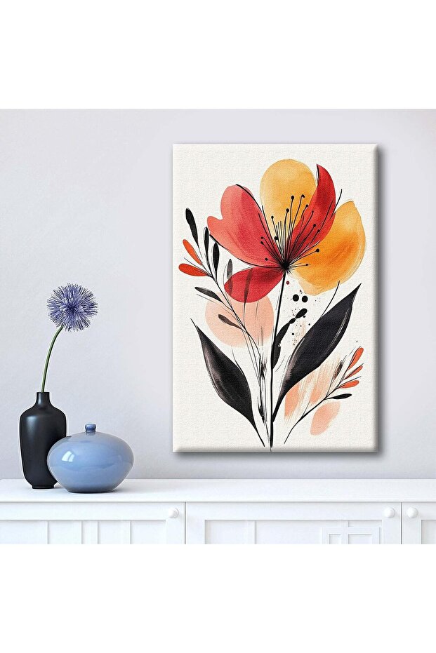 Signtouch Flower Wrap Framed Canvas Wall Art 40x60 cm