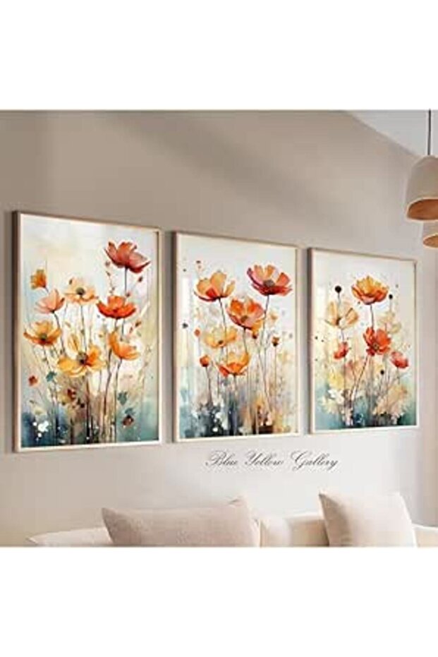 Signtouch Artistic Composition Wall Art Set of 3 Outer Frame 40x60 cm
