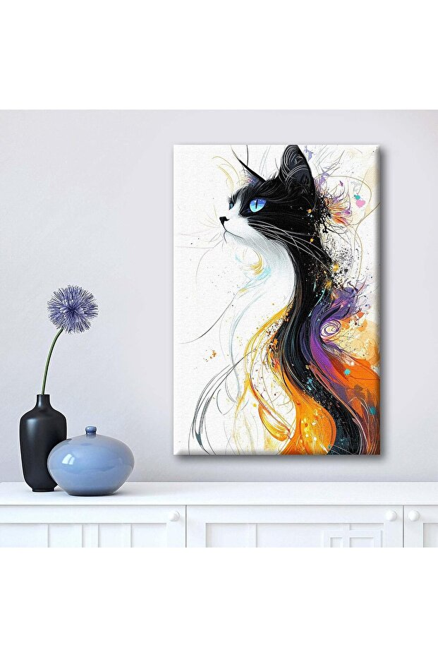 Signtouch Colorful Abstract Wall Art Set of 2 Outer Frame 40x60 cm