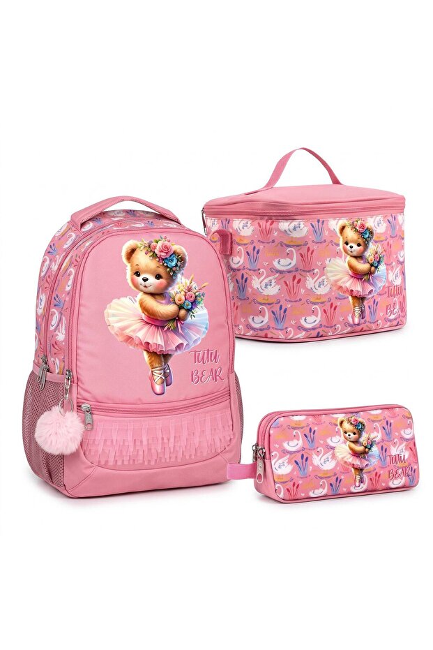 Cennec School Bag Set with Thermal Pencil Case, 3-Piece Quality Set