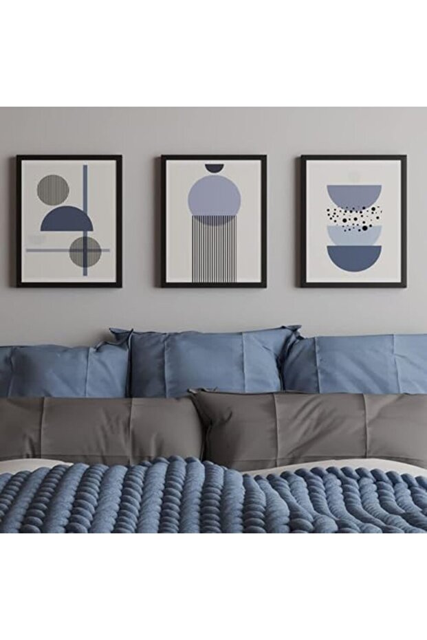 Signtouch Abstract Line Canvas Wall Art Outer Frame 40x60 cm