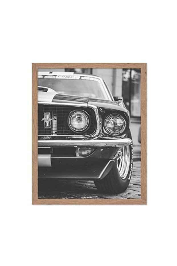 Signtouch Classic Vehicle Display Wall Art Natural Wood Frame 40x60 cm