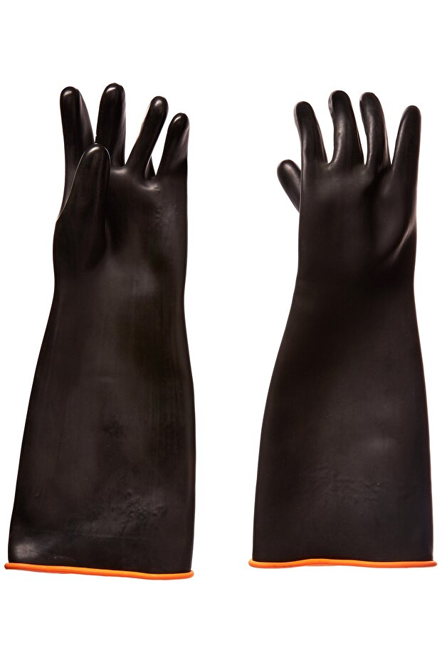 Elbow-Length Rubber Gloves for Heavy-Duty Protection Extended Coverage, Durable Rubber, Extra-Long Reach, Heavy-Duty Use, Full Arm Shield