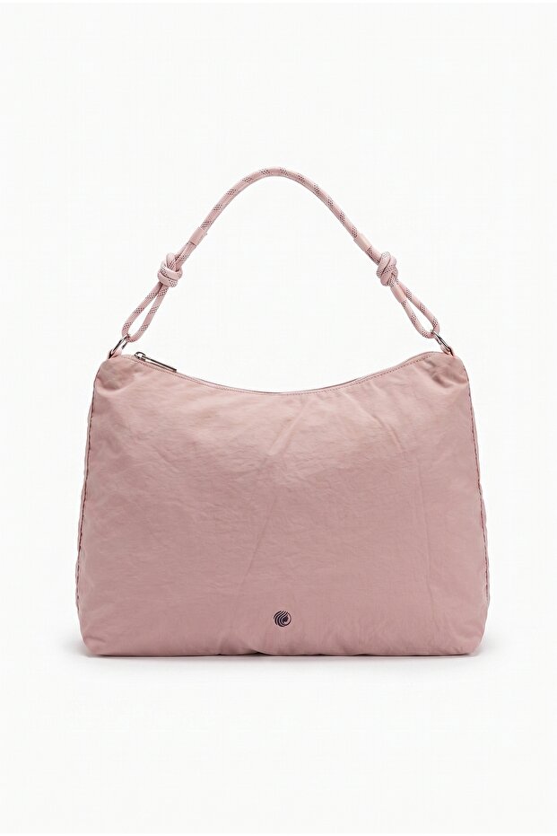Margaux Pink Technical Fabric Women's Shoulder Bag