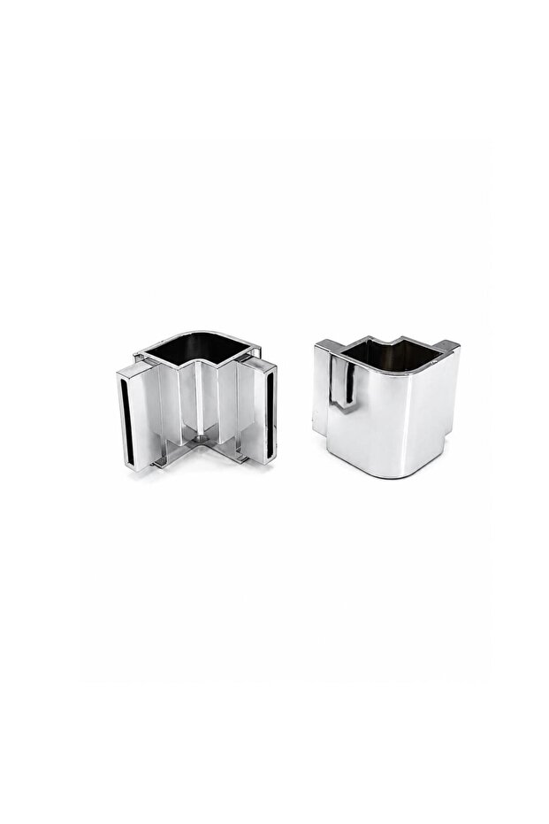 Shower Cabin Corner Wedge Chrome 10-Piece Pack