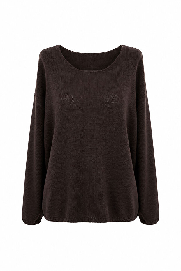 Oval Neck Basic Knitwear