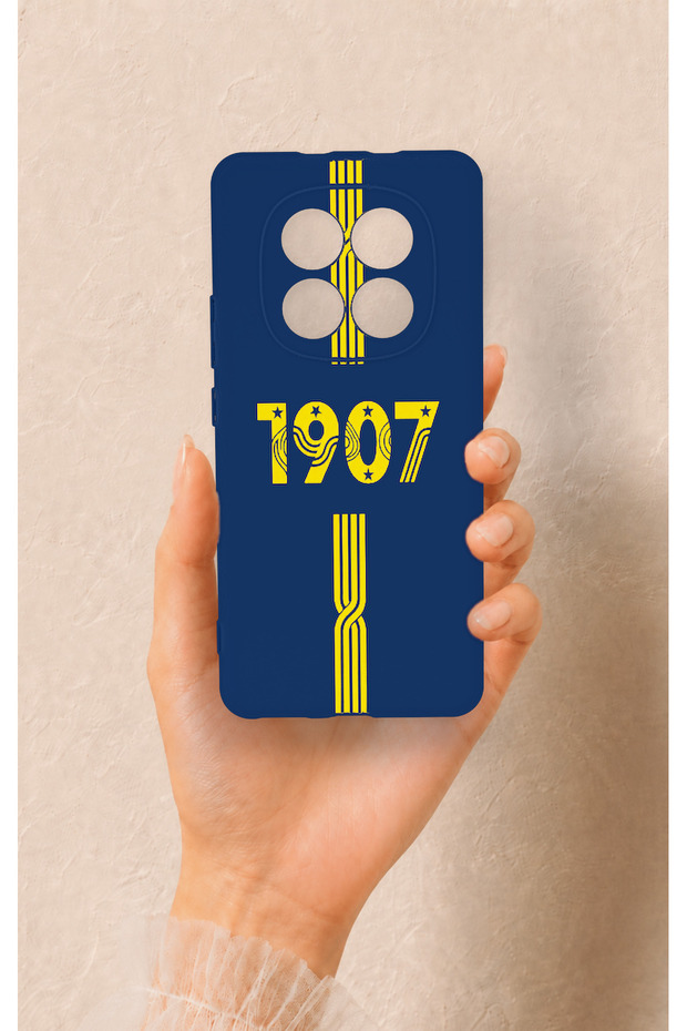 حافظة سيليكون بنمط حزام 1907 متوافقة مع هاتف REDMI NOTE 15 4G