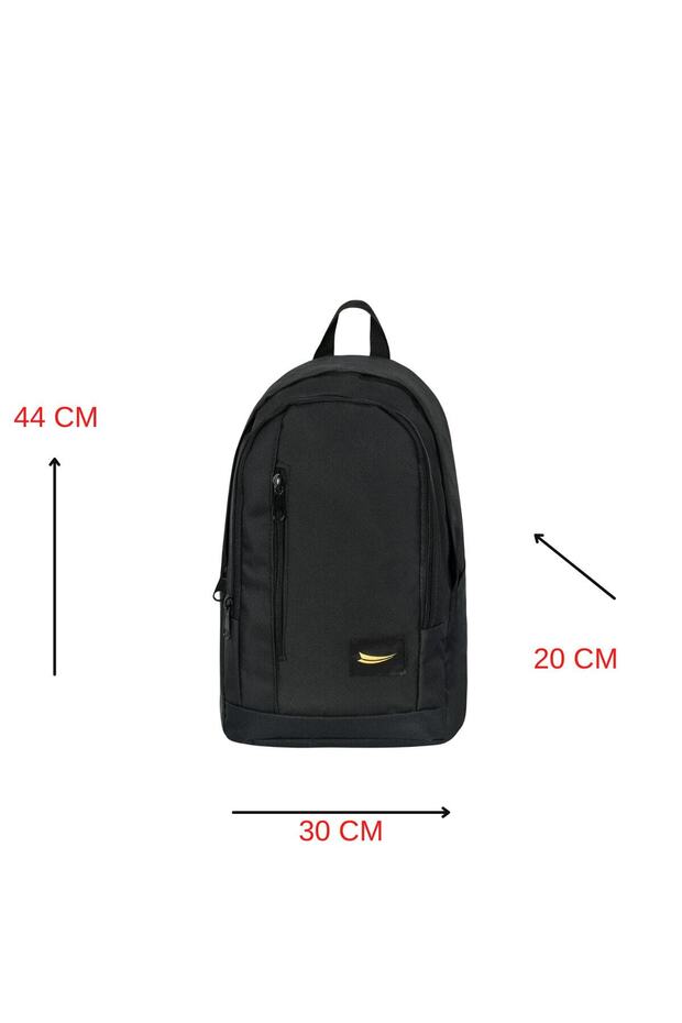 Unisex Black Sports Backpack Cod 230