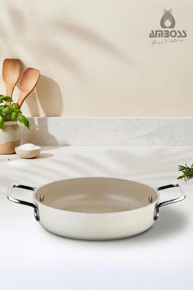 Sera Nova Natural Ceramic Dish 22 cm – Latte