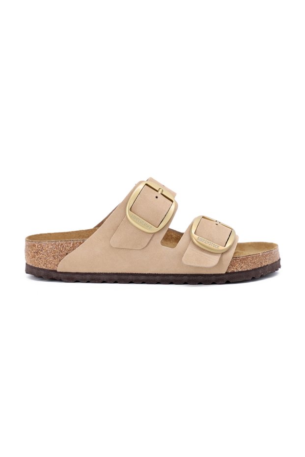 Arizona Big Buckle 1023957 Women's Slippers Beige