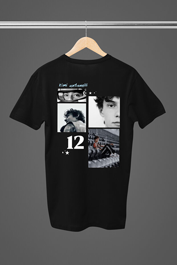 Kimi Antonelli Printed 100% Cotton Short Sleeved Regular Fit F1 T-Shirt