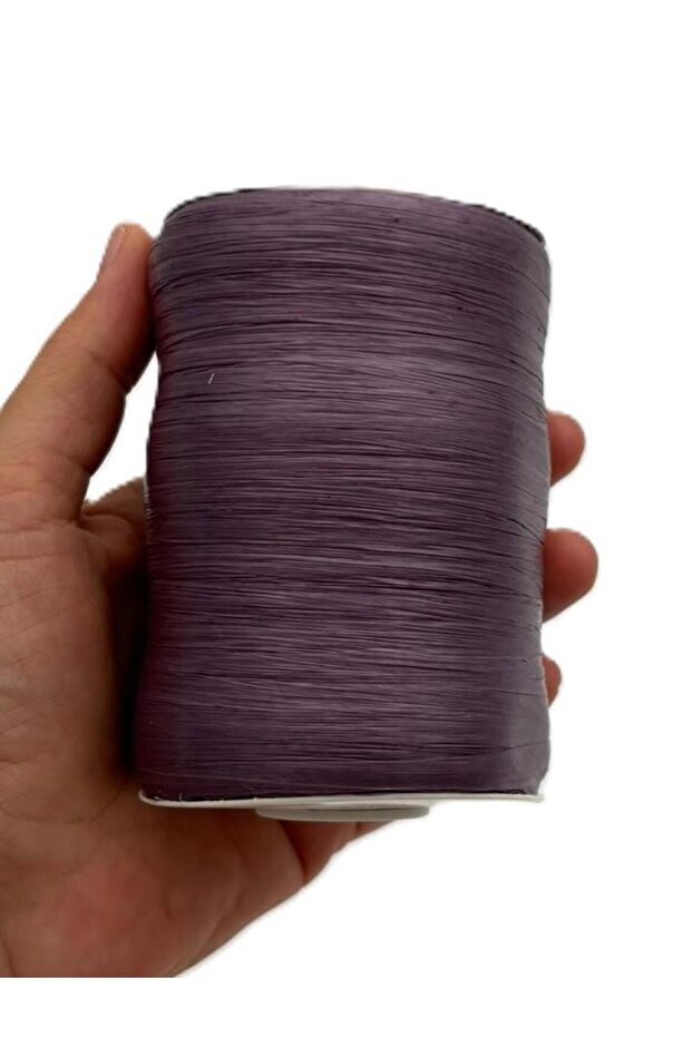 Number 87 Eggplant Purple Color Angel Soft Raffia, Satin Raffia 100 Gr 200 Meters