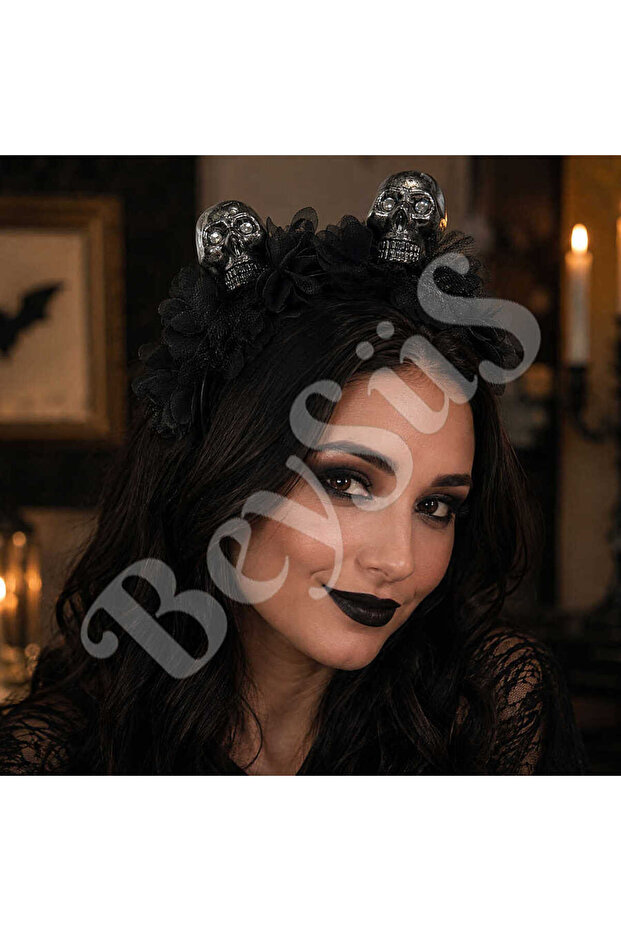 Halloween Hallowen Crown with Skull