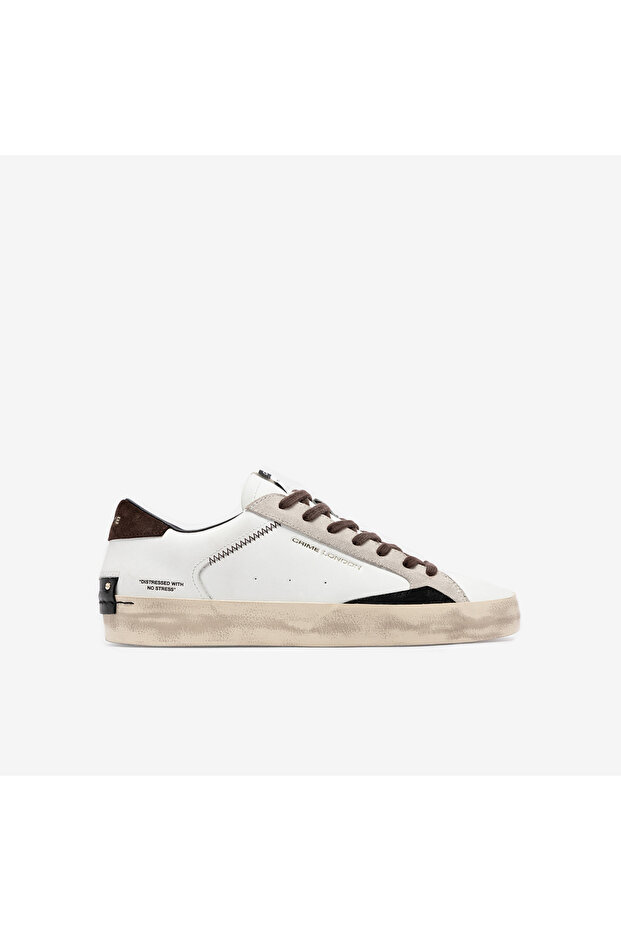 Men's Sneaker 10003Aa9.10 Distressed 10/C08K White