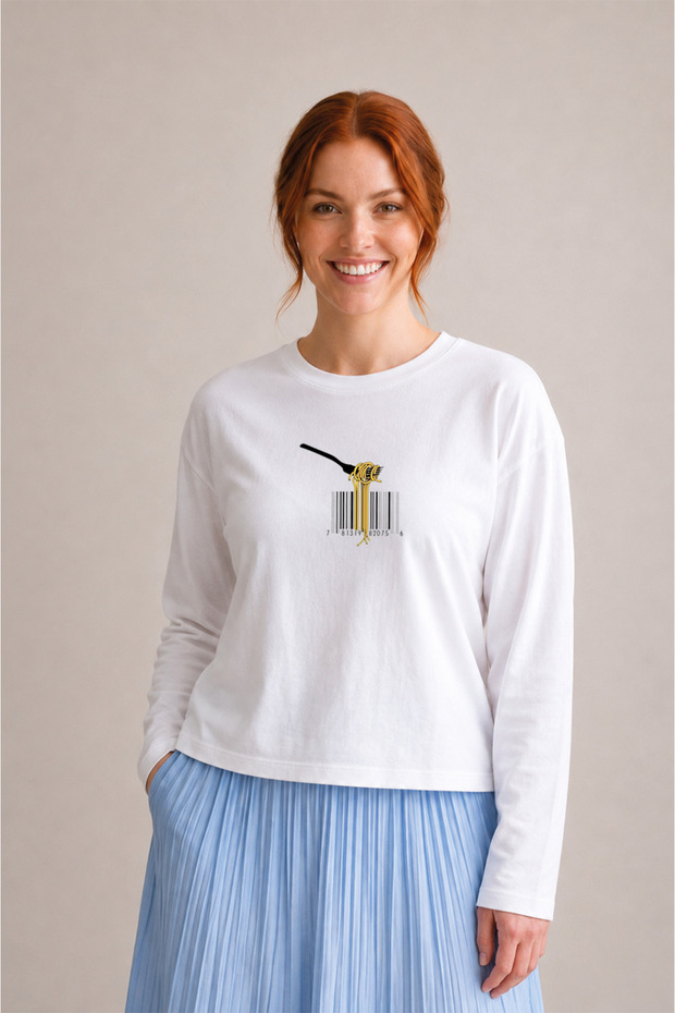 Nubarco Crop Wide Sleeve Regular Short T-Shirt