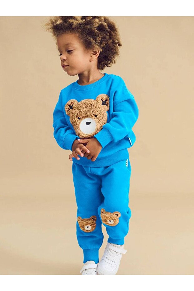 Bear Embossed Cotton Set