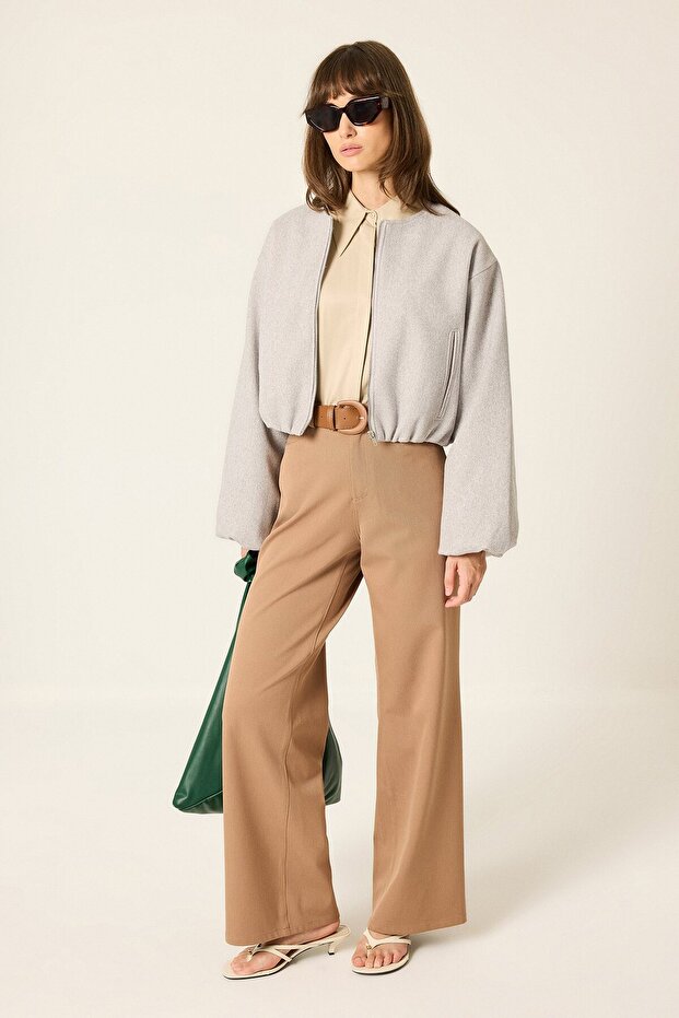 Kaşe Bomber Jacket
