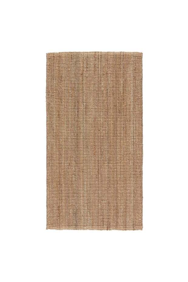 Flatwoven Jute Rug, Natural, 80x150 cm