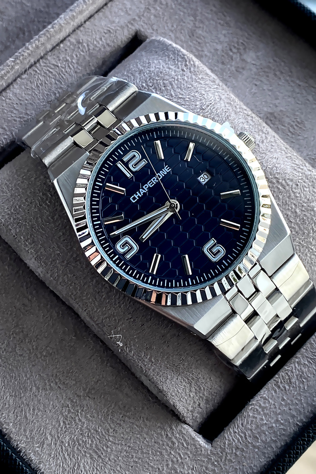 Original Men's Wristwatch Waterproof Steel Band Gift with Box