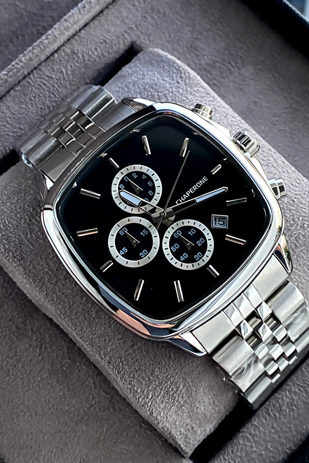 Original Men's Wristwatch Waterproof Steel Band Gift with Box