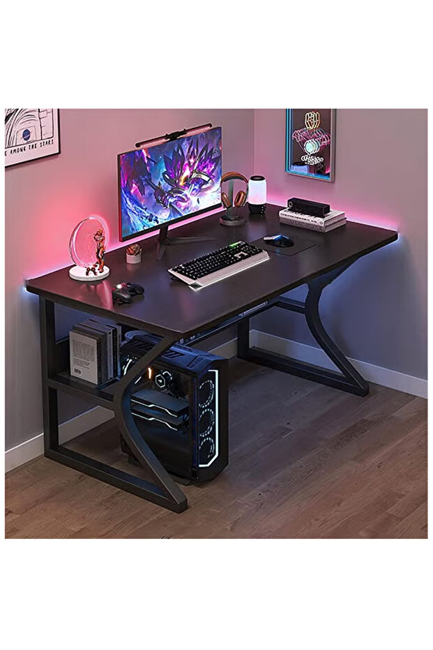 Modern Computer Desk & Multifunctional Table 120 CM – Spacious Workstation for Home Office, Study & Gaming