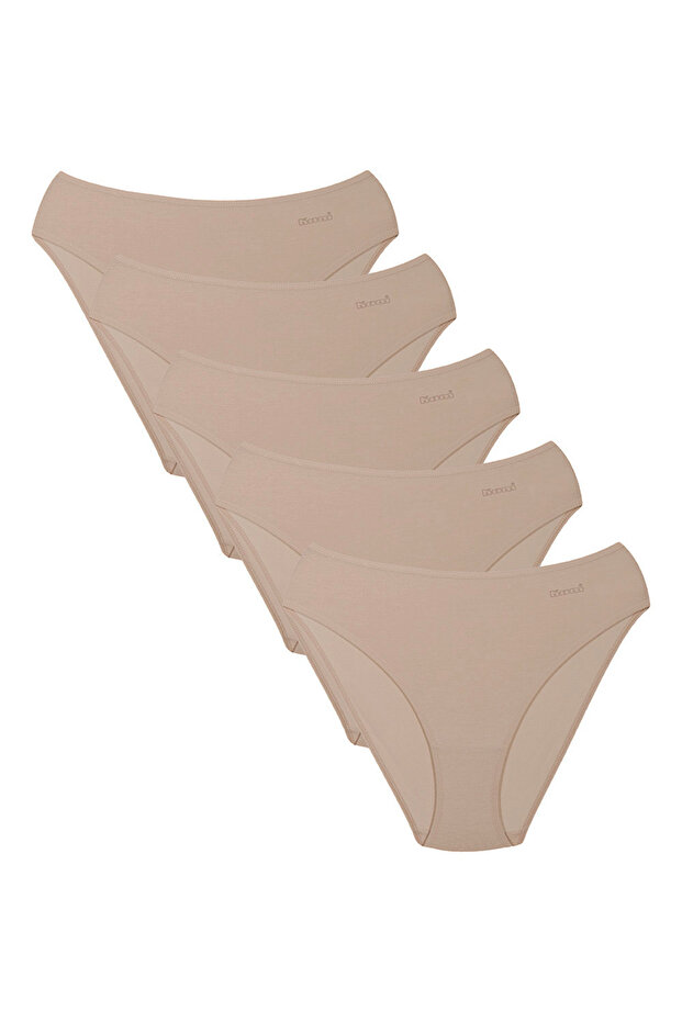 Women's 5-Piece Economic Pack Cotton Modal Slip Panties