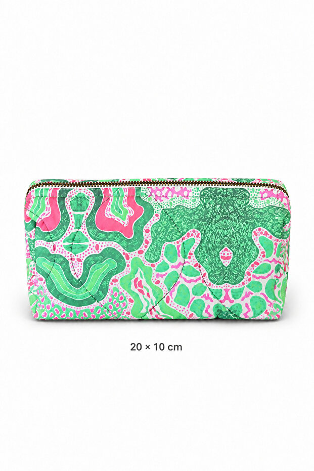 Colorful Ethnic Pattern Pen Holder and Makeup Bag