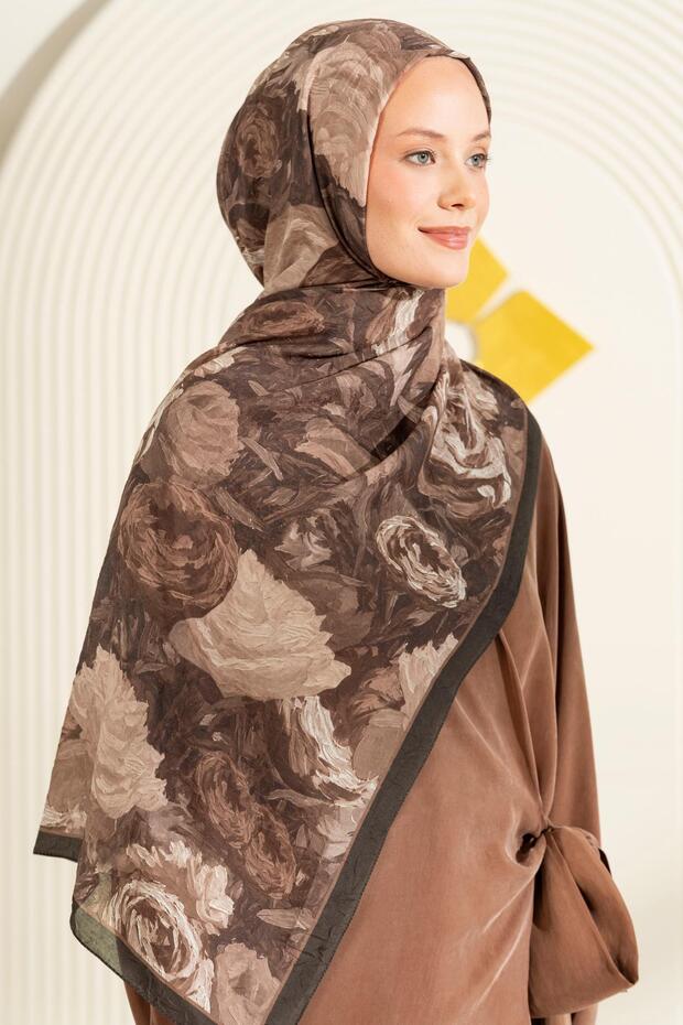 Patterned Wrinkled Textured Soft Shawl Olla