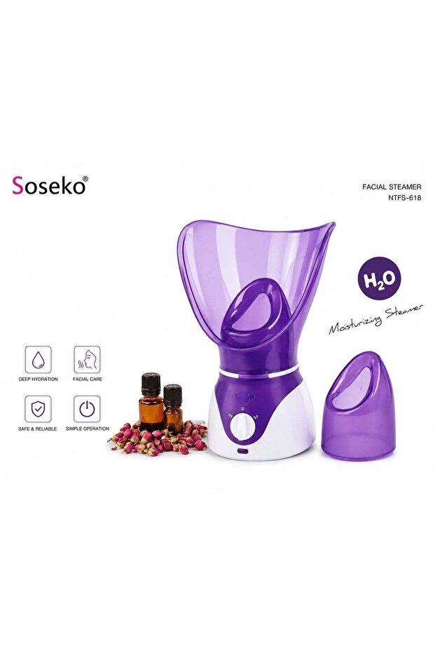 NTFS-618 Facial Steamer - Moisturizing Face Spa for Deep Hydration