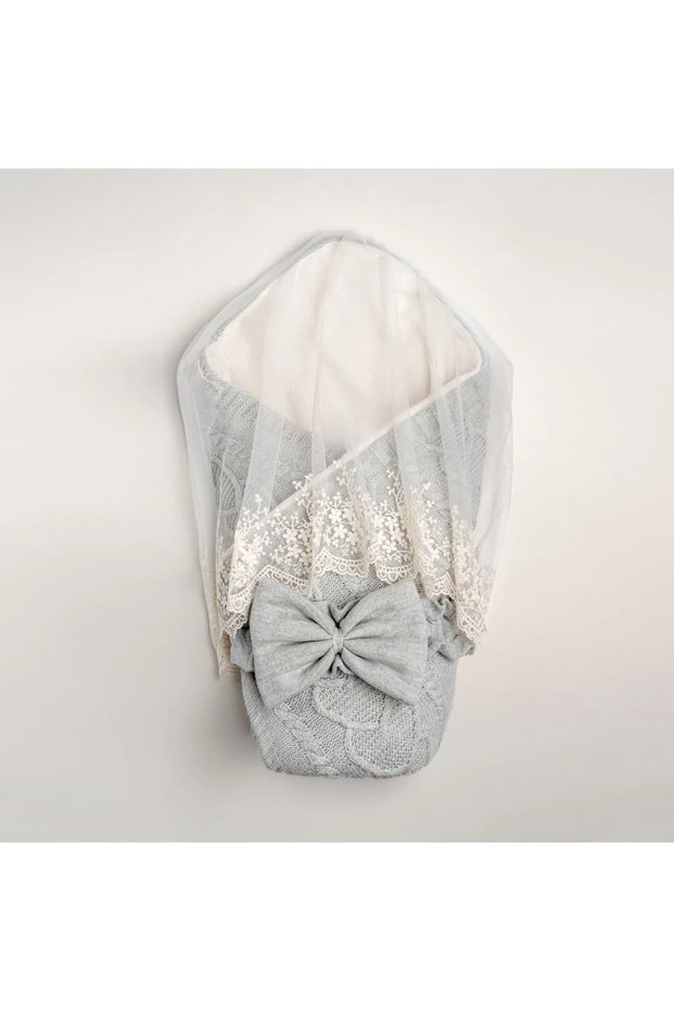 Nipperland Unisex 85X85 cm Tulle Knitwear Swaddle Blanket