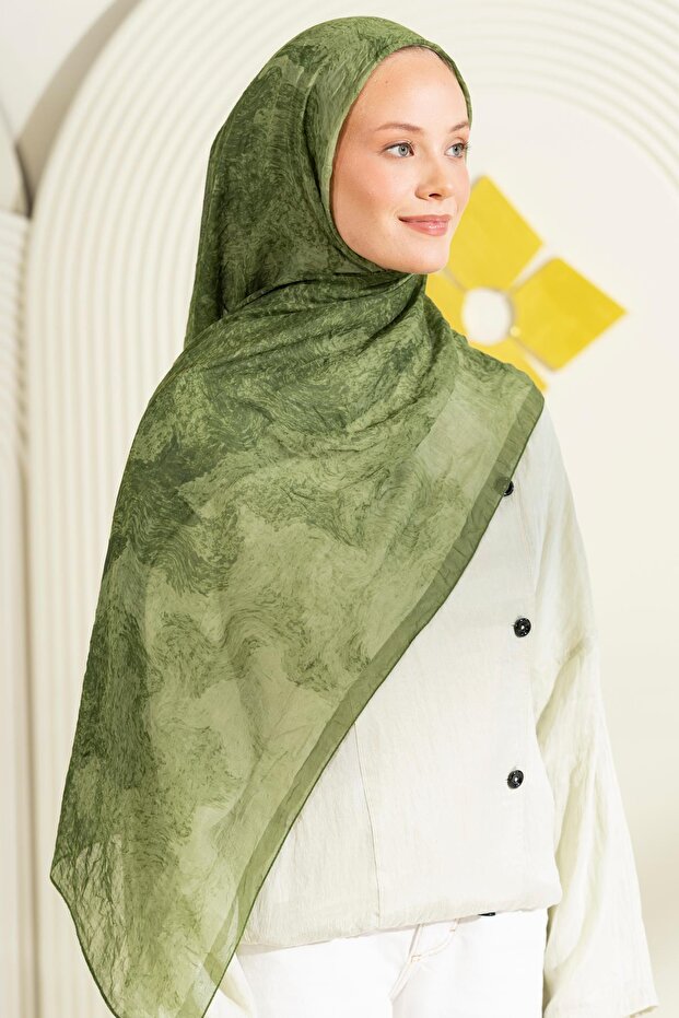 Patterned Bamboo Shawl Hoania