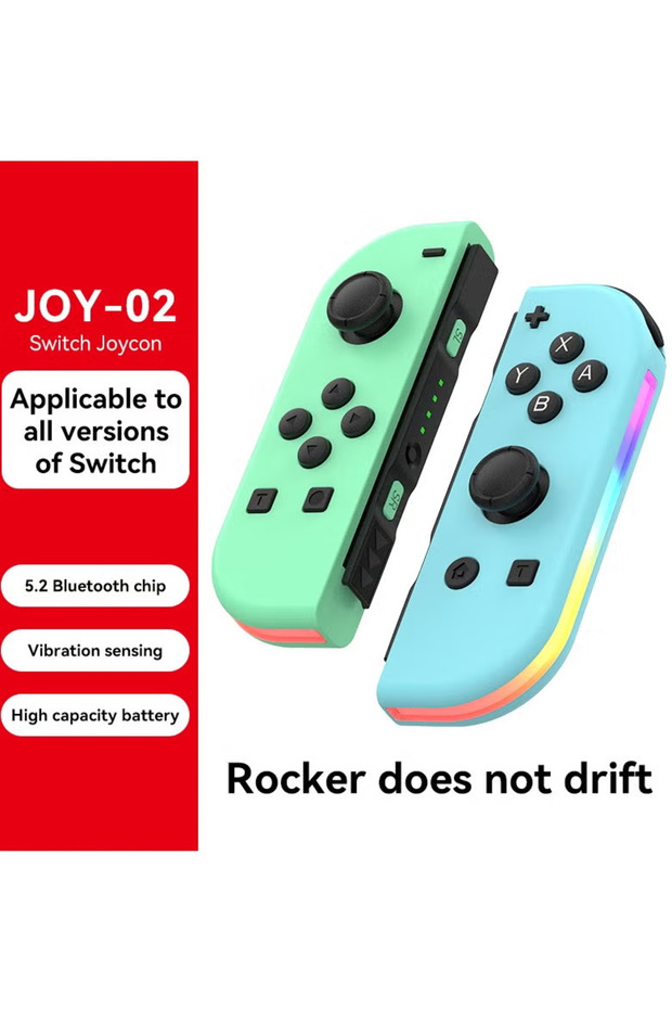 Wireless handle Controller For Switch,Wireless Controllers Support Dual Motor Vibration/One-Button Wake-Up for Console/Motion Control