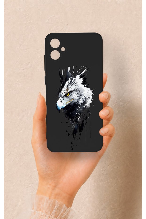 Samsung A05 Compatible Bald Eagle Patterned Silicone Case