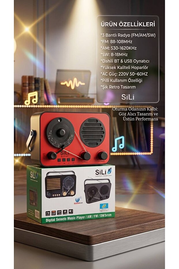 DİGİTAL RADİO & BLUETOOTH SPEAKER