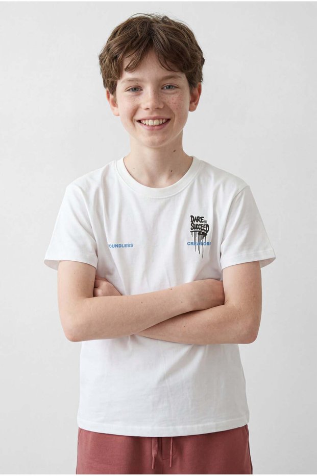Boy's Printed Oversize T-Shirt